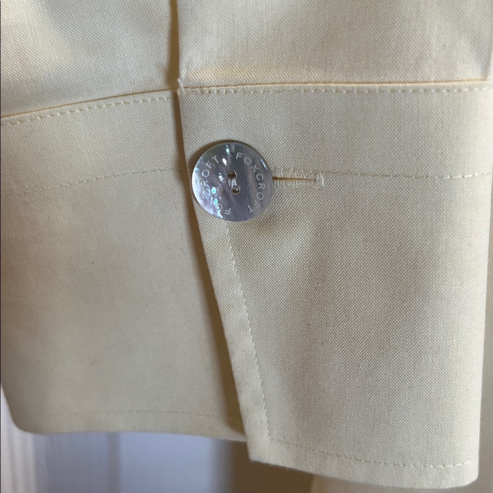 Foxcroft Yellow Women's Blouse - Picture 4 of 6